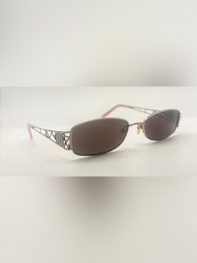 A-List 115 Pink Oval Metal Sunglasses Frames Only